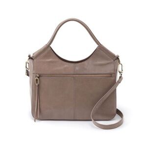 Hobo Leather Handle Ash Handbag